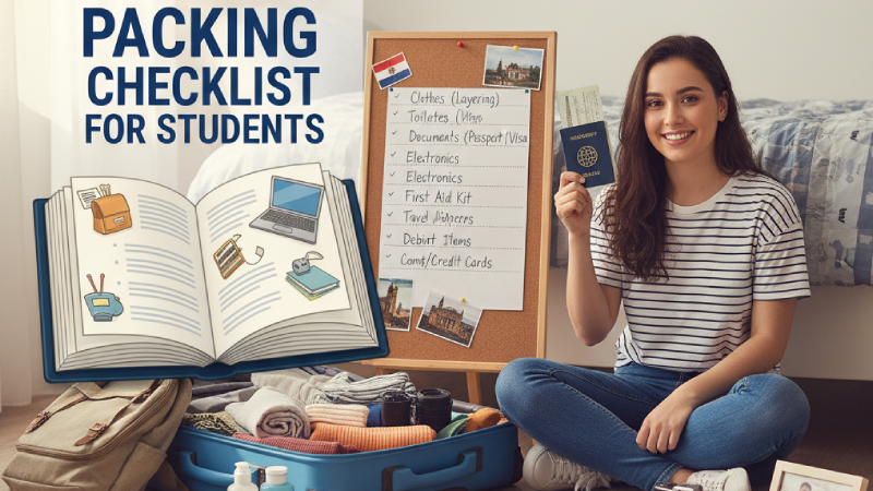 Guide to Study Abroad Packing Checklist for Students