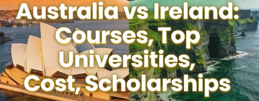 Australia vs Ireland: Courses, Top Universities, Cost, Scholarships