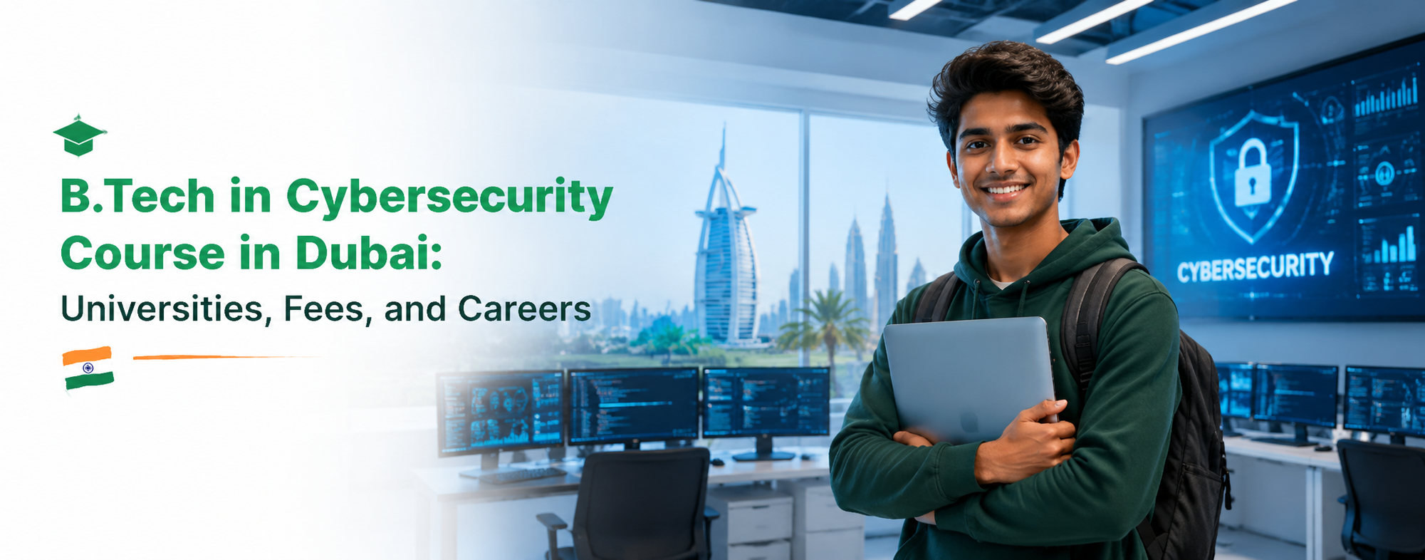 B.Tech in Cybersecurity Course in Dubai: Universities, Fees, and Careers