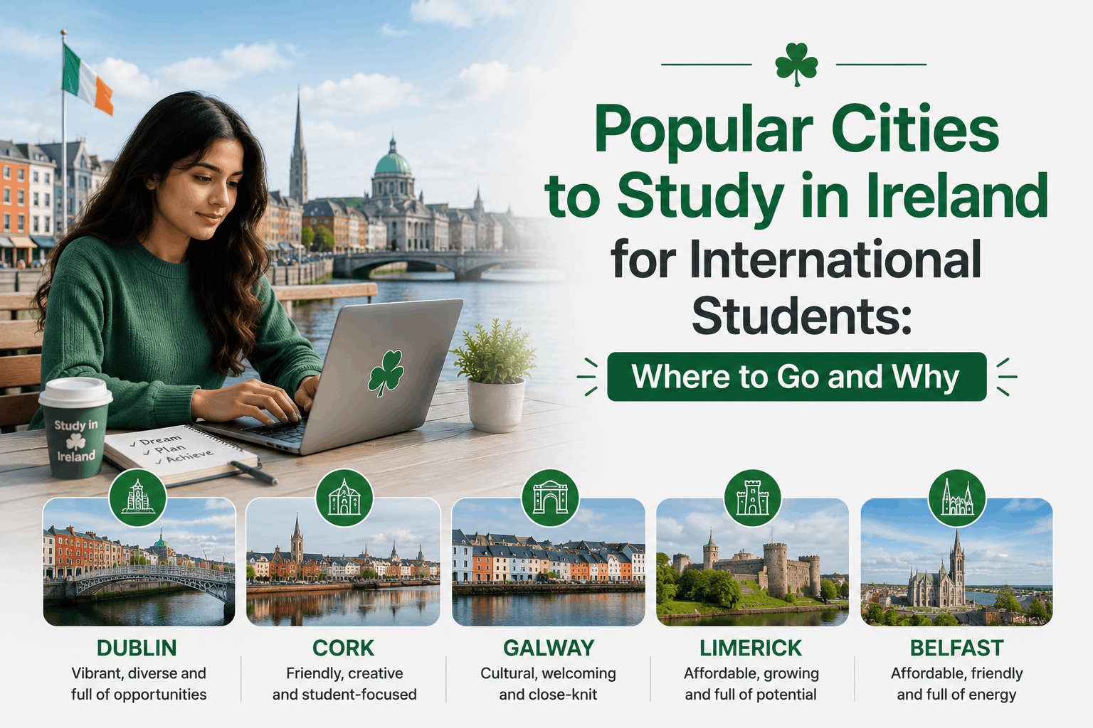 Popular Cities to Study in Ireland for International Students: Where to Go and Why