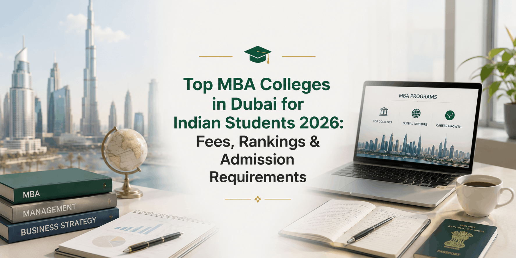 Top MBA Colleges in Dubai for Indian Students 2026: Fees, Rankings & Admission Requirements