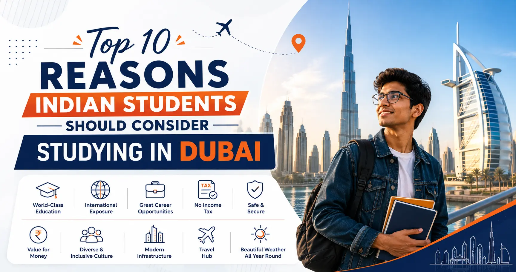 Top 10 Reasons Indian Students Should Consider Studying in Dubai