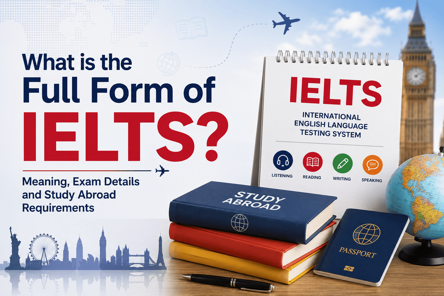 What is the Full Form of IELTS? Meaning, Exam Details and Study Abroad Requirements