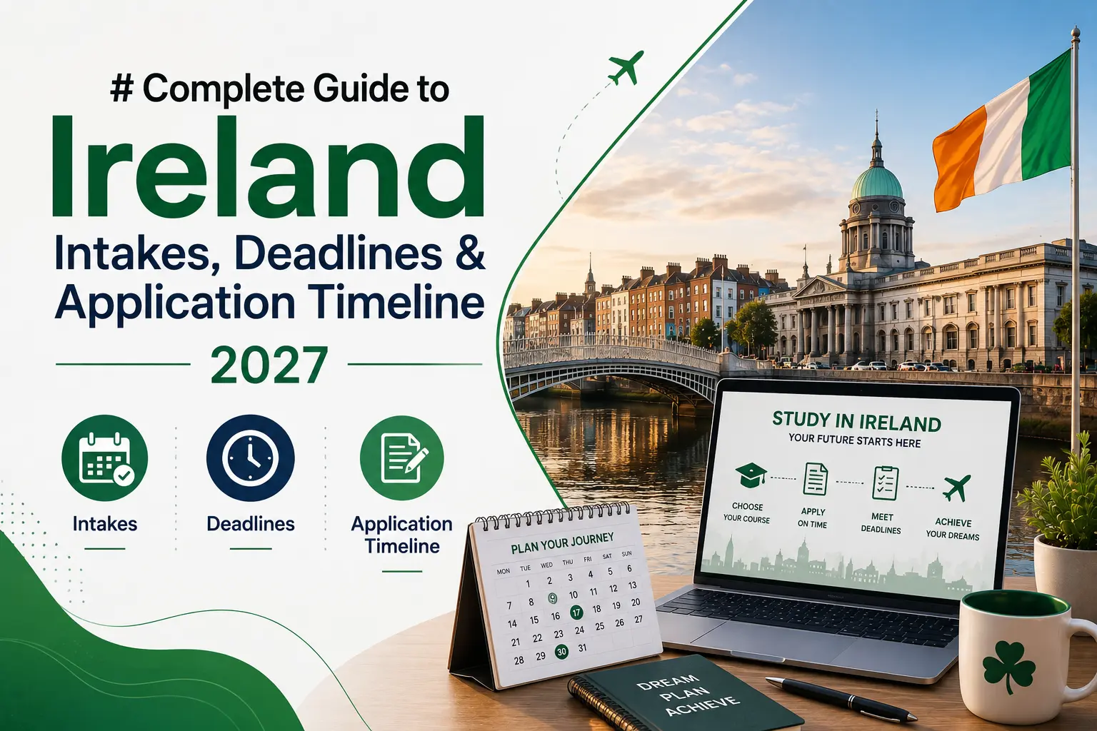 Complete Guide to Ireland Intakes, Deadlines & Application Timeline 2027
