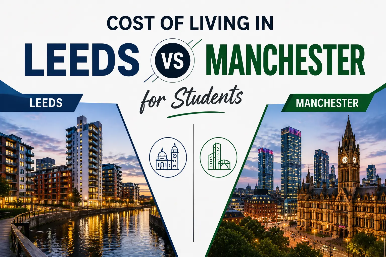 Cost of Living in Leeds vs Manchester for Students