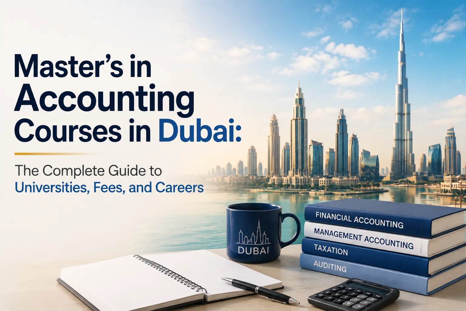 Master's in Accounting Courses in Dubai: The Complete Guide to Universities, Fees, and Careers