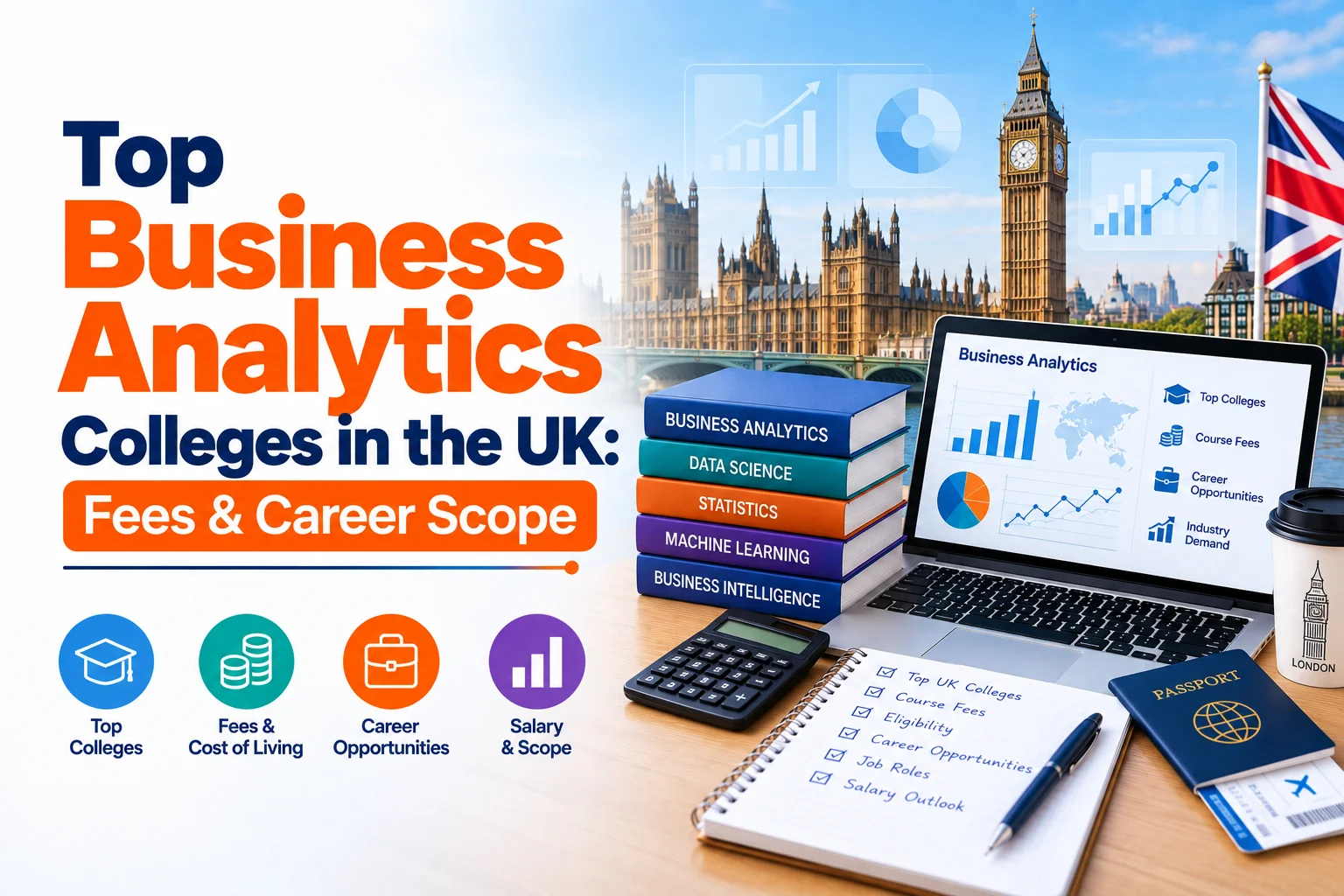 Top Business Analytics Colleges in the UK Fees & Career Scope